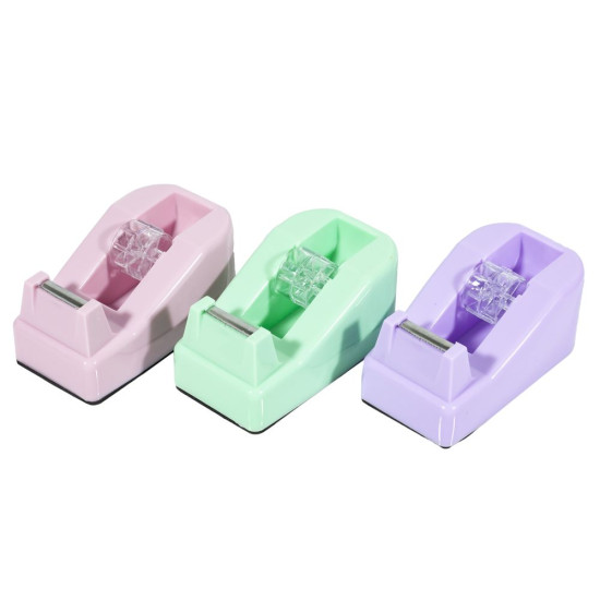 Диспенсер для скотча, 3 пастельних кольори мікс 6 шт/уп (2073(8051))