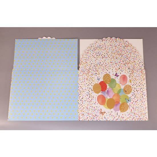 Коробка для торта 350 г 20 x 20 x 14,5см  4 дизайни (12шт/уп) Unison (HB 8050-S)