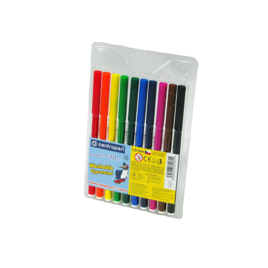 Фломастер centropen (10 кольорів) (7790/10)