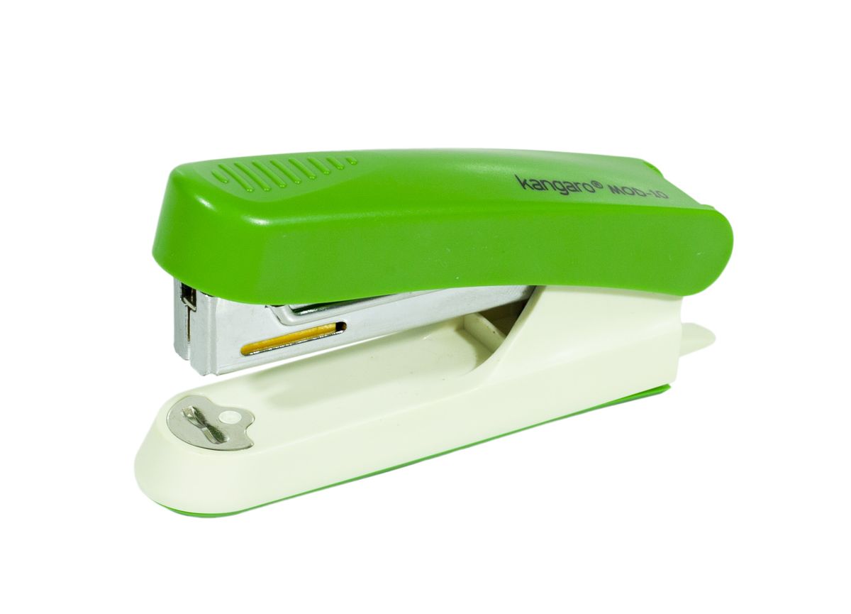 Степлер TM "Kangaro" №10 20 аркушів глибина 45мм  +антистеплер Різнокольоровий Kangaro (10-MOD)