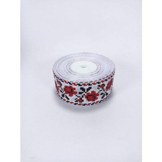 Стрічка репсова 40мм х 22м Різнокольоровий Unison (D10840)