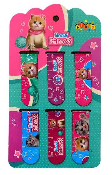 Закладка магнитная на планшете 6 шт "So cute" Разноцветный Unison (13107)