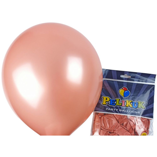 Кульки круглі Pelikuk 13' (33 см) перламутр оранжево коричневий, 50шт/уп Коричневий Pelikuk (1350C-214)