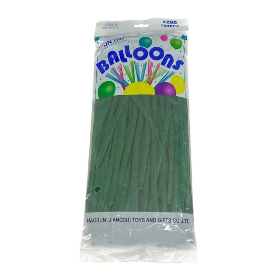 Куля конструктор КДМ 260, пляшковий зелений 100шт/уп (QQ-2786)