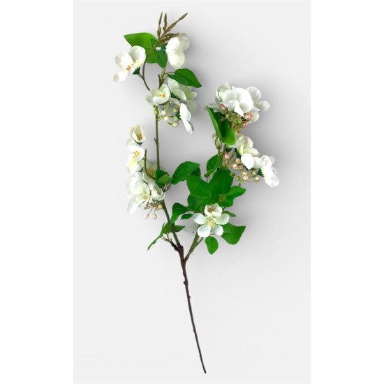 Гілка - яблуневий цвіт, 86см біла (с30515)