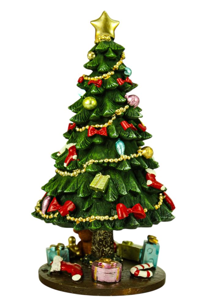Новорічний сувенір «Ялинка» з мелодією 13 х 13 х 23 см (L00765)