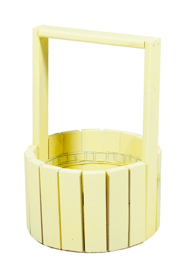 Корзина песочная деревяная круглая маленькая BW-150 (BW-150 sand)