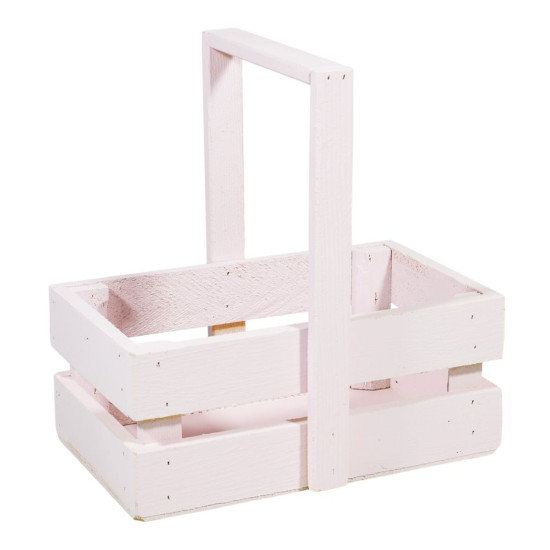 Ящик розовый деревяный маленький BW-03 (BW-03 pink)