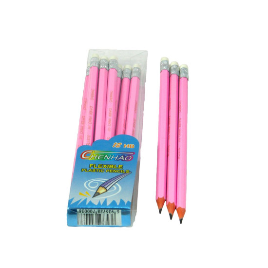 Карандаш простой HB с ластиком Chenhao Серый Unison (Кр 044)