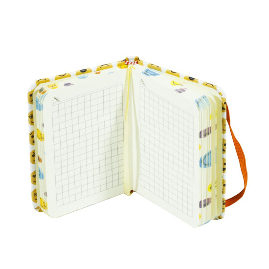 Блокнот на резинке 80 л А7 80 г/м² Разноцветный Unison (NA780080)