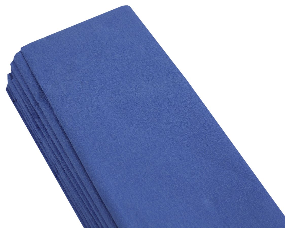 Креп-бумага 35% - 50х200см, 20г/м2 - синяя, KR35-8042 (KR35-8042)