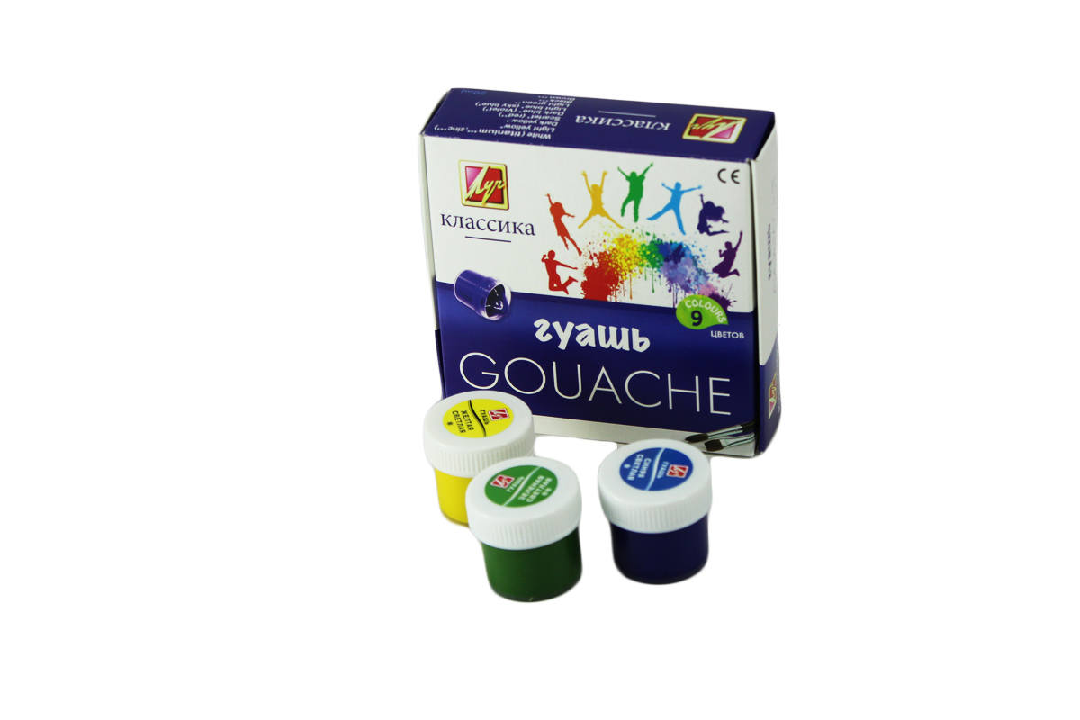 Краски гуашь Луч 9цв Луч (19C1276-08)