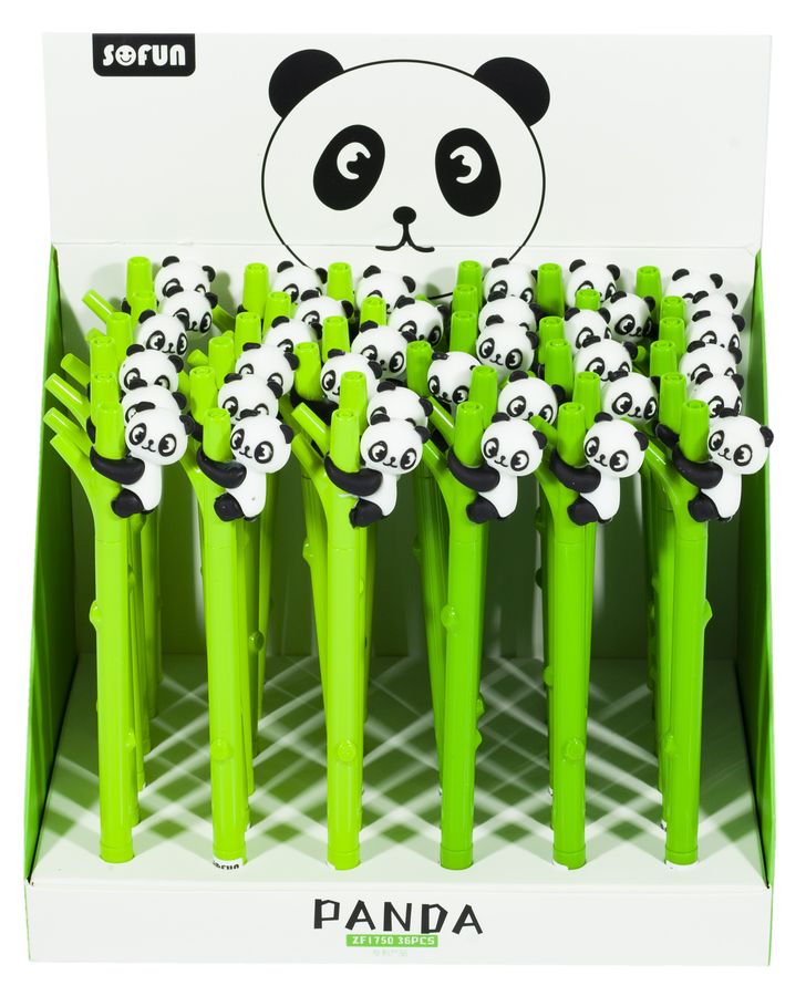 Ручка детская, 0,7мм, синяя, панда Unison (ZF1750)