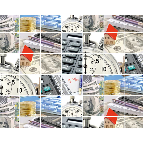 Бумага упаковочная мелованная 80г 10 листов  100 х 70см Разноцветный Unison (PVM10-204)