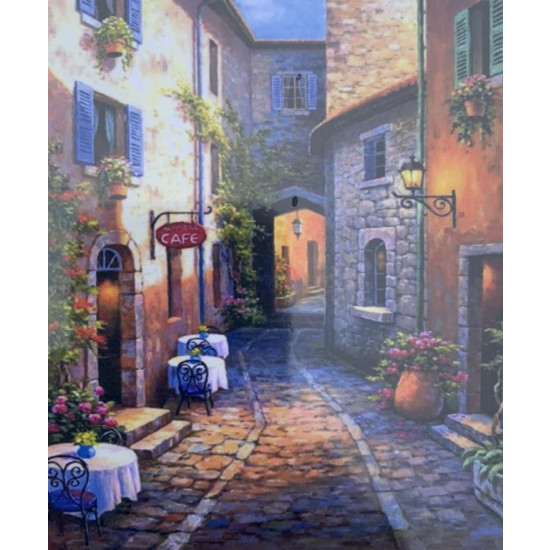 Картина по номерам 30 х 40см "Каменные улицы" OPP Разноцветный Unison (2026EKTL_O)