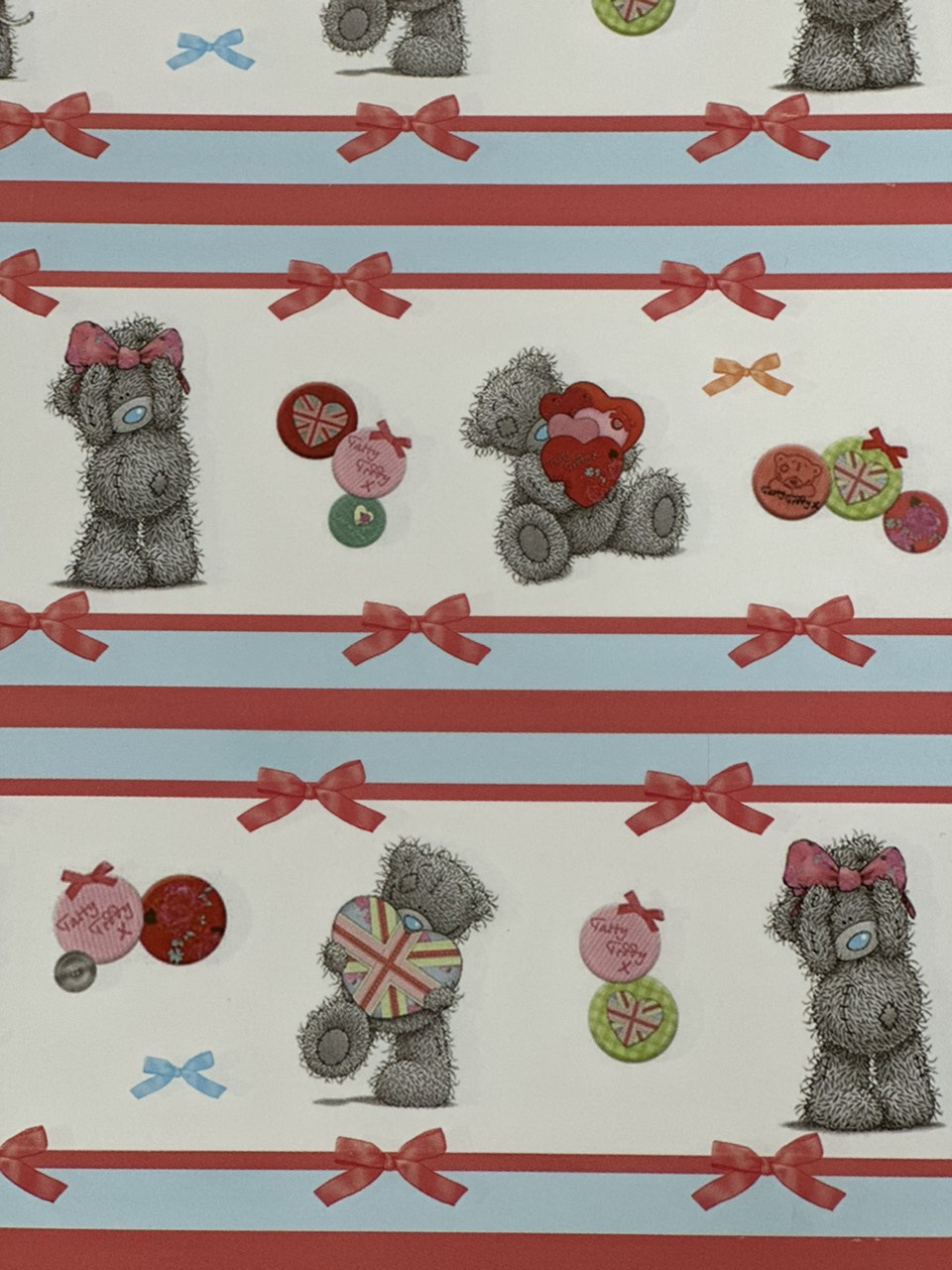 Бумага упаковочная мелованная 80г 10 листов - 100 х 70см Разноцветный Unison (PVM10-243)