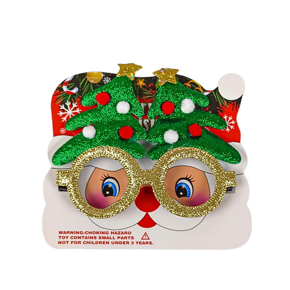 Очки новогодние "Ёлка" Разноцветный Unison (6069)