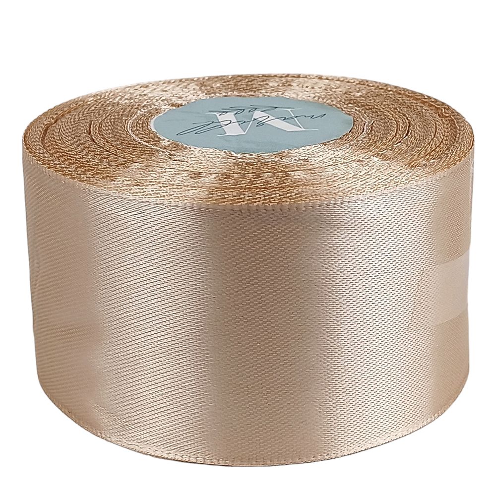 Атласная лента 4см (±5мм) x 33м Коричневый Marill (LA4033-71)