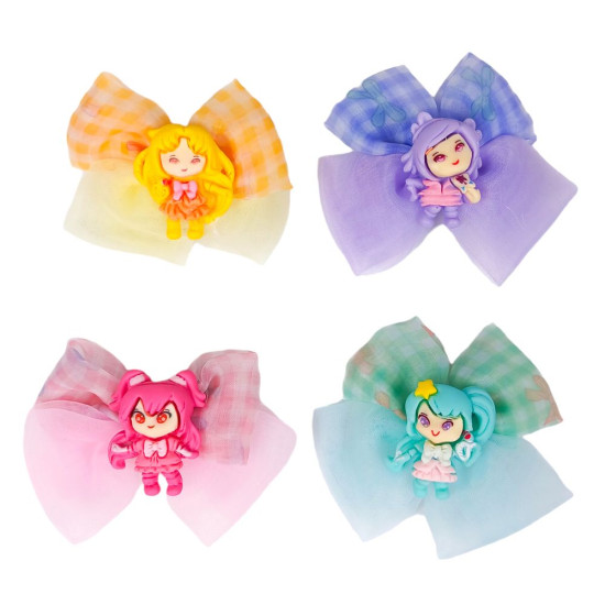 Заколка для волос "Милая девочка" 10шт на блистере Разноцветный Без бренда (HC-001)