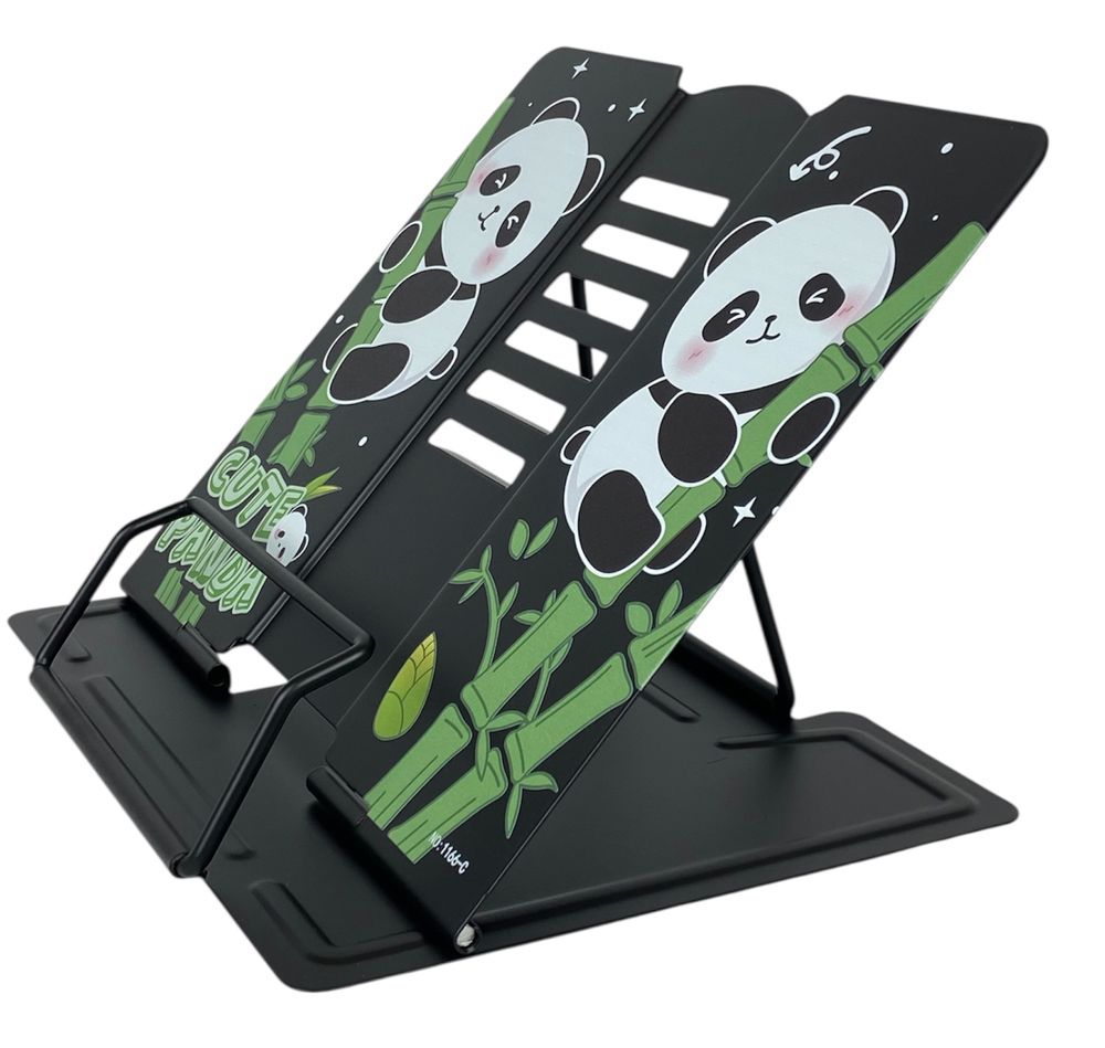 Підставка для книг металева 21 х 19см, Панда мікс 3 дизайни (1066Р)