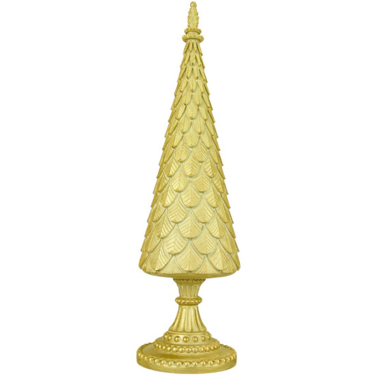 Новорічний cувенір Ялинка  золота 42 см (L01188)