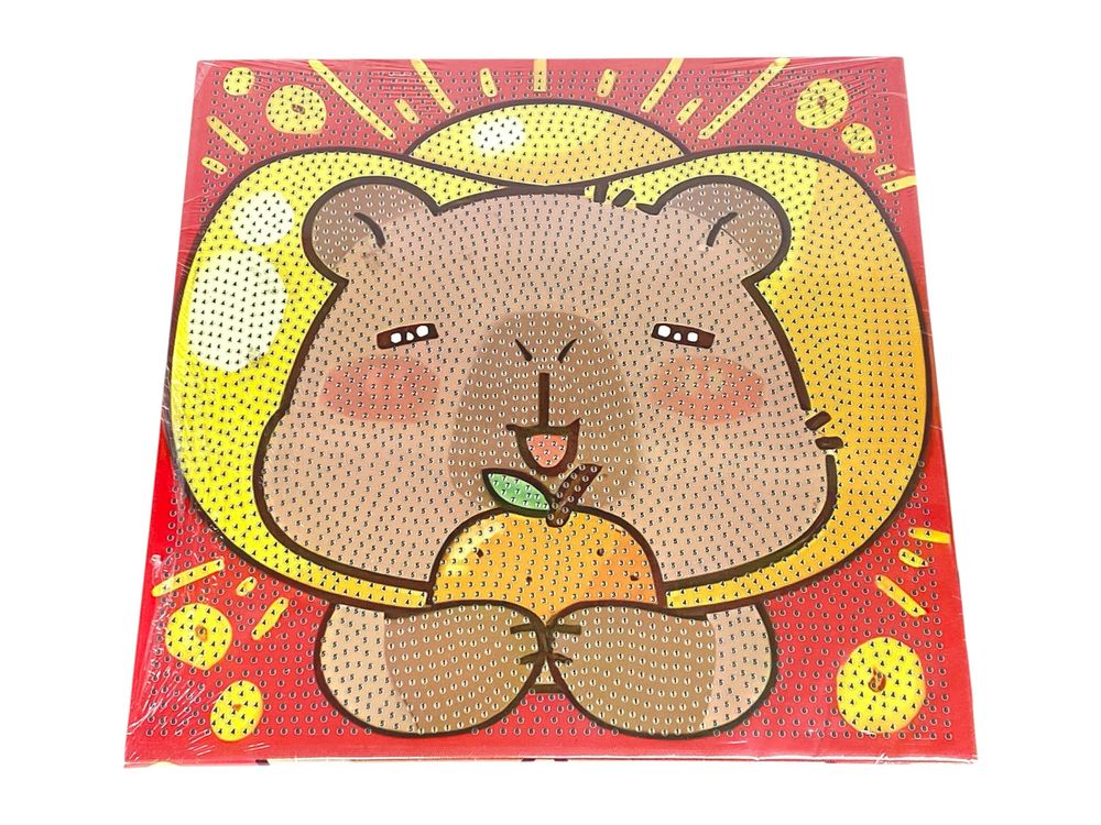 Алмазна мозаїка 30 х 30см Капібара (11117)