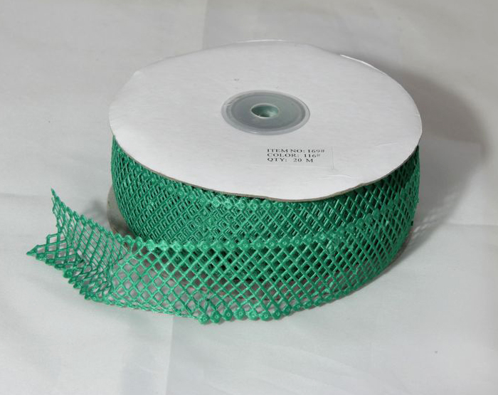 Тесьма сетка 2см декоративная зеленая, Unison, TS2020-116 (TS2020-116)