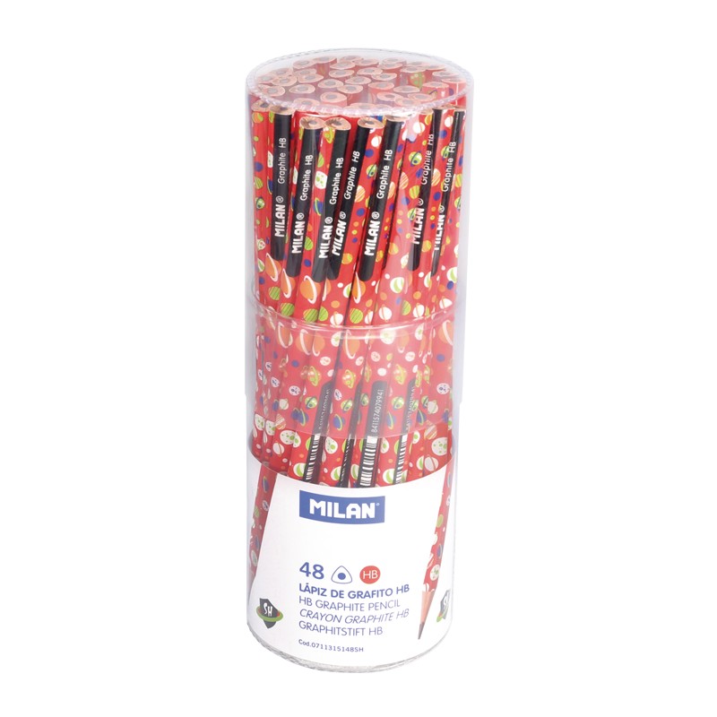 Карандаш ч/гр треугол. НВ "Спергерои"  TM "MILAN" (0711315148)