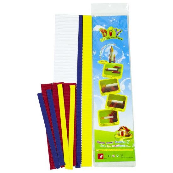 Гофрокартон цветной для самоделок микс 28 дизайнов в упаковке Разноцветный Unison (HP001-028)