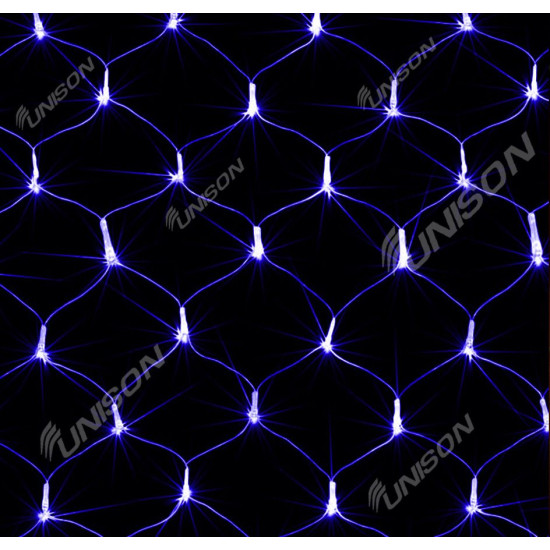 Сетка 160 LED 2м*1,5м, синий (1592-02)