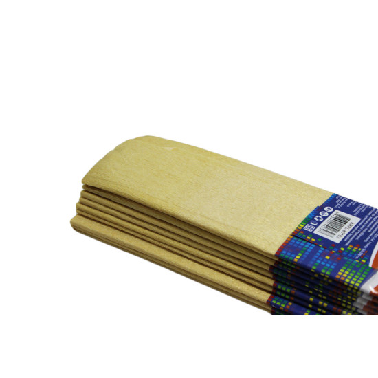 Креп-бумага 30% перламутровая золотистая, KRPL-80103 (KRPL-80103)