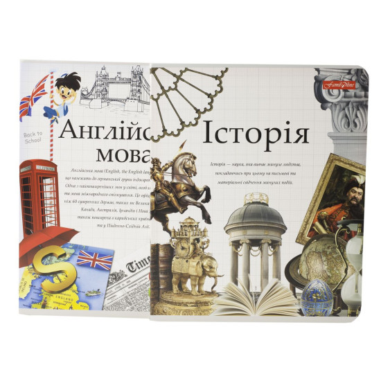 Тетрадь предметная 48 листов в клетку 10шт в упаковке Unison (Тр 007б/959059)