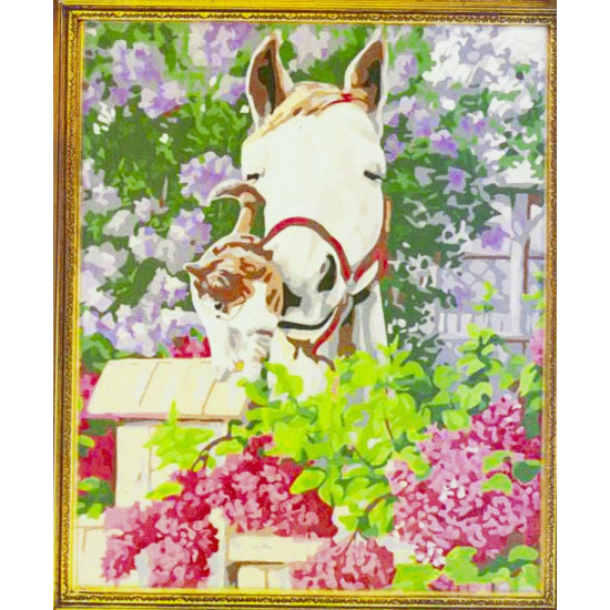 Картина по номерам 40х50, Дружба (549-1)