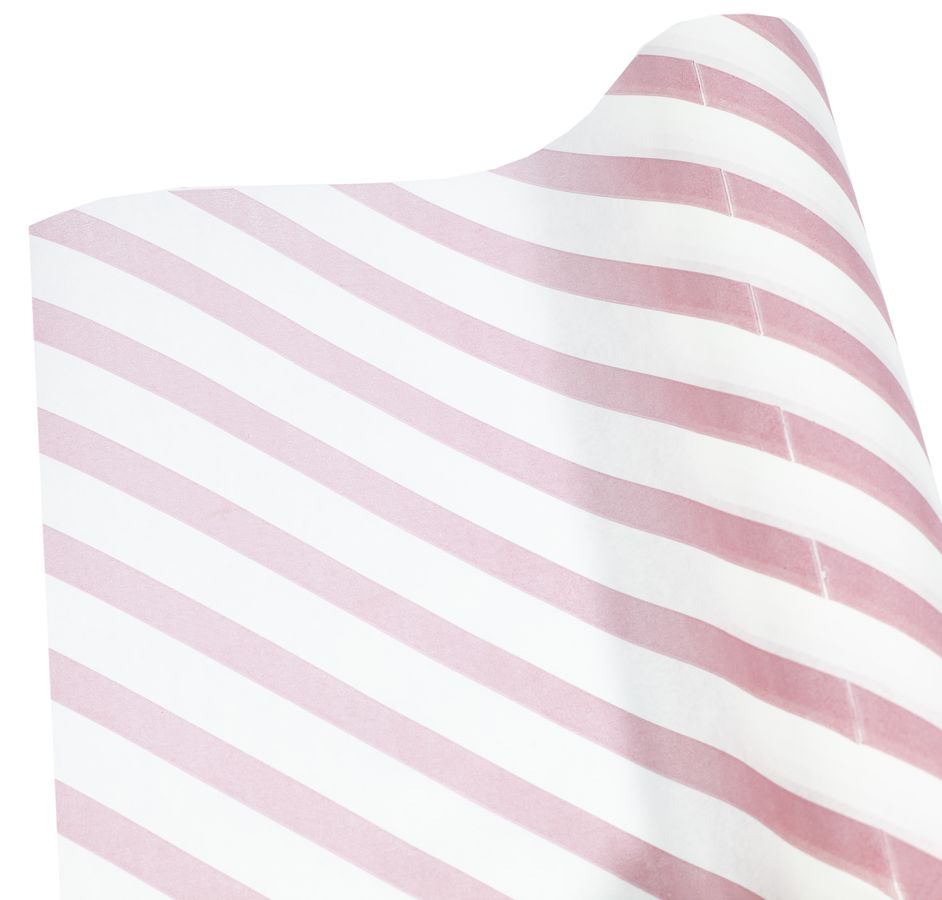 Крафт бумага,"Полосы" белая+пудра,  11.139-7 (11.139-7)