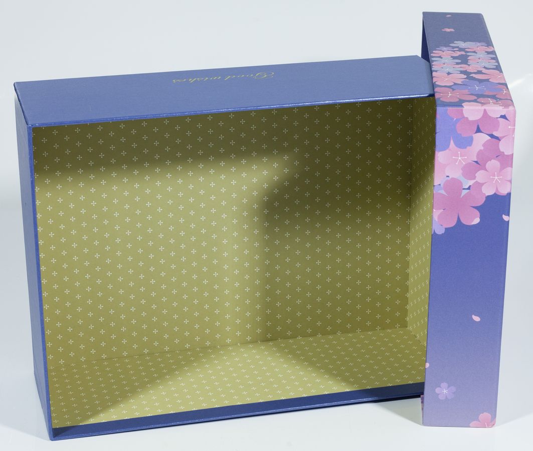 Подарункова коробка 9700-21, прямокутна синя, 28х21х11cm/25х18х10/22.5х15.5х9cm   3шт. в наборі (9700-21)