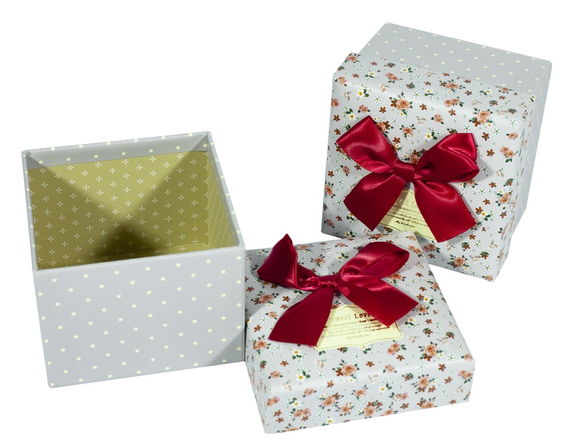 Коробки подарочные ювелирные, 11x11x8.5см., 4шт/уп, Unison, DG01-15 (DG01-15)