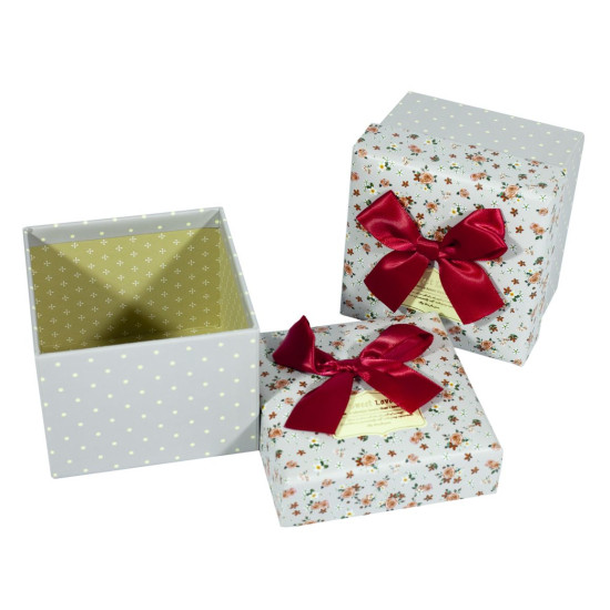 Коробки подарочные ювелирные, 11x11x8.5см., 4шт/уп, Unison, DG01-15 (DG01-15)