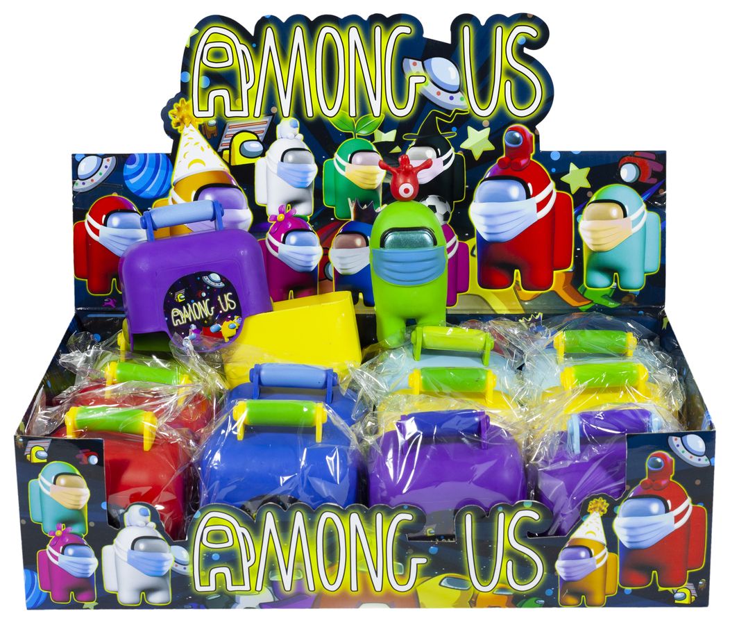 Игрушка -герой игры "Among us"-чемоданчик с фигурк.,11,5см,12в.,в/в (50105)