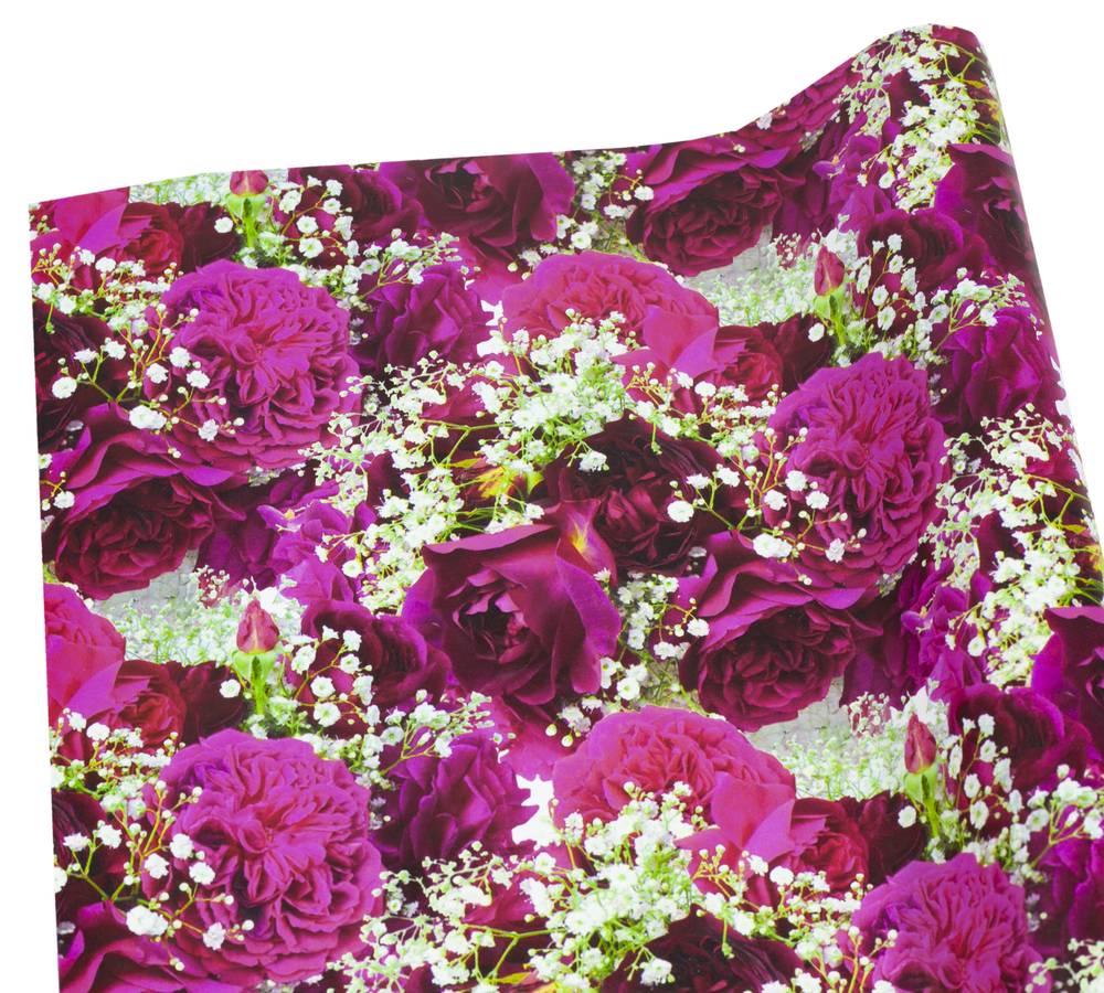 Папір пакувальний крейдований 80г 10 аркушів  100 х 70см Різнокольоровий Unison (PVM10-121)