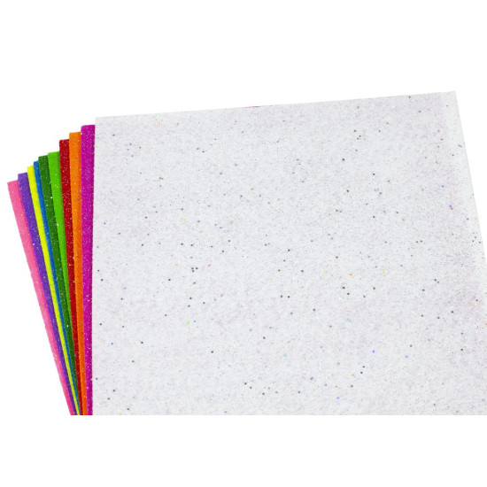 Фетр А4, 1,2мм  Glitter (10 листов) MIX (170HQG MIX-1)