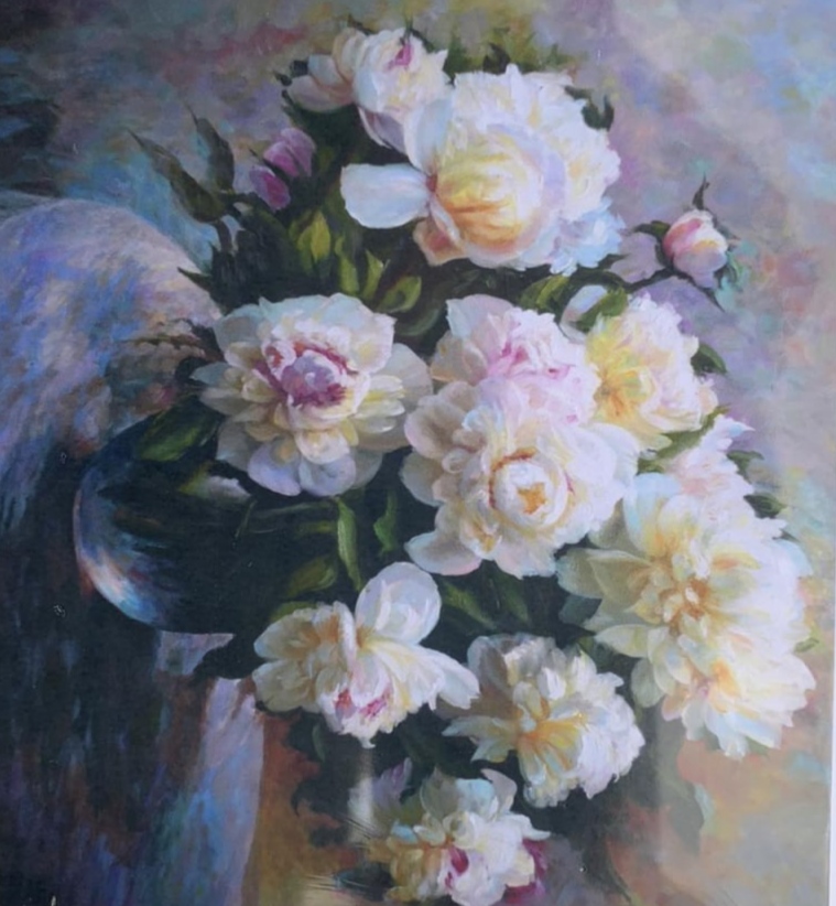 Картина по номерам "Букет" 40*50см, OPP, крас.-акрил,кисть-3шт (8458RSB_O)