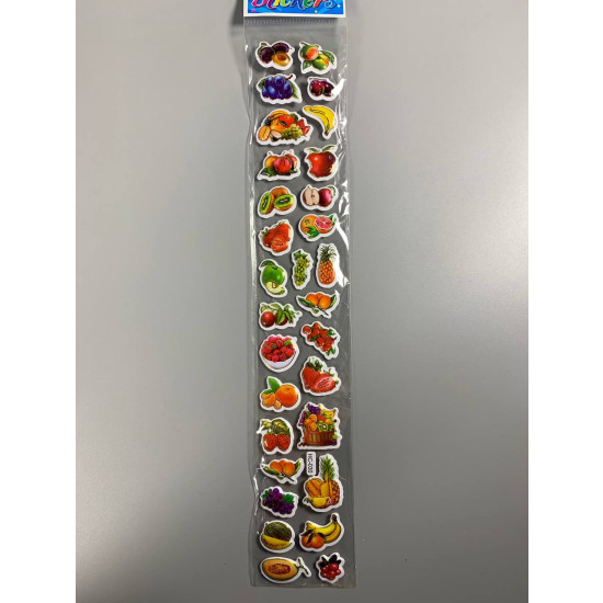 Наклейки 37 х 6см, 25шт/уп Разноцветный Unison (HC-30)