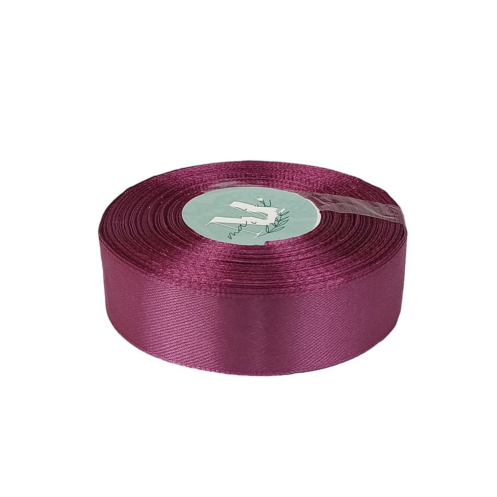Атласная лента 2,5см x 33м Фиолетовый Marill (LA2533-107)