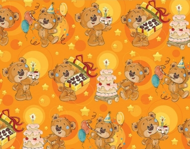 Бумага упаковочная мелованная 80г 10 листов  100 х 70см (PVM10-299)