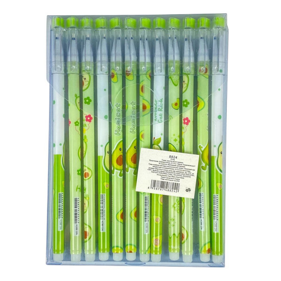 Ручка стирающаяся "Avokado", 0,5мм, синяя mix (8824)