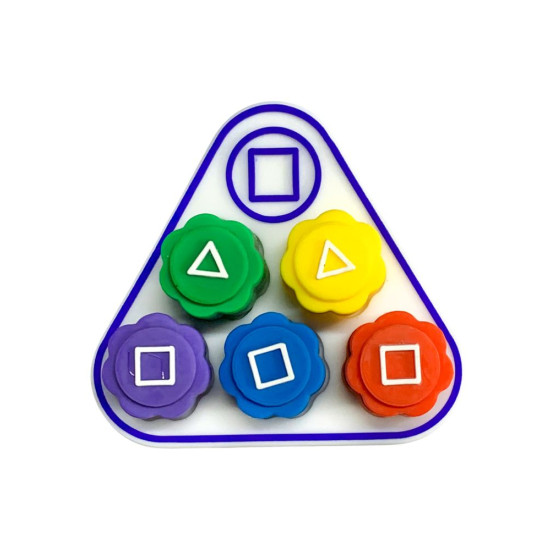 Настольная игра Гонги Игра кальмара кубики  7 х  7 х 7см, кубики Ø1,8см, h-2см (Gs-2)