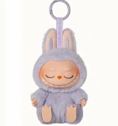 Мягкая игрушка-сюрприз Labubu +музика, в виде плюшевых брелоков 16см Разноцветный Без бренда (071929-1/255204)