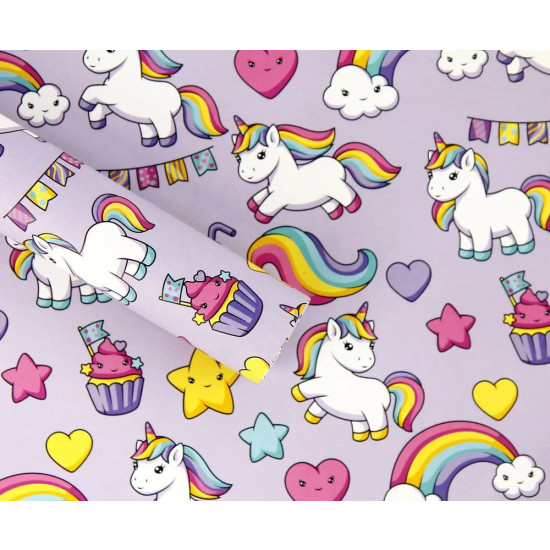 Папір для пакування подарунків 10 листів - 100 х 70см 50г (PCZ10070-10-607)