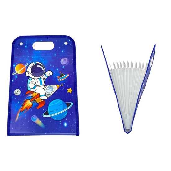 Папка-картотека  А4 пластикова дитяча, 13 відділень (XM137)