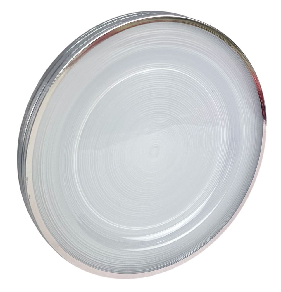 Тарілка прозора  пластикова багаторазова  19 х 19см , 10шт/уп (7500-206)